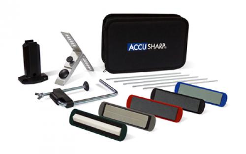 AccuSharp Knife Sharpener, 5 Stone Precision Sharpening Kit 059C