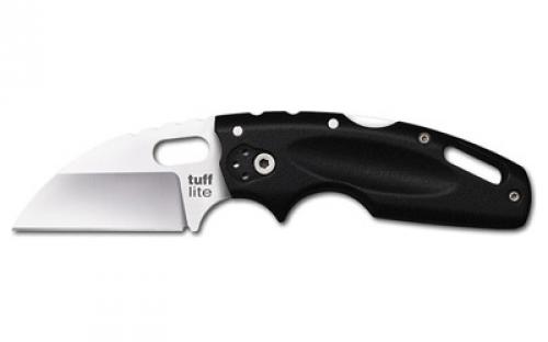 Cold Steel Tuff-Lite, 6  Folding Knife, Tri-Ad Lock, AUS 8A/Stainless Steel, Griv-Ex Handle, Plain Edge CS-20LT