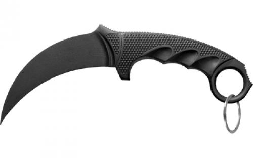 Cold Steel FCX Karambit, Fixed Blade Knife, Black, Plain Edge, Karambit, 4 Blade, Kray-Ex, Black Handle CS-92FK