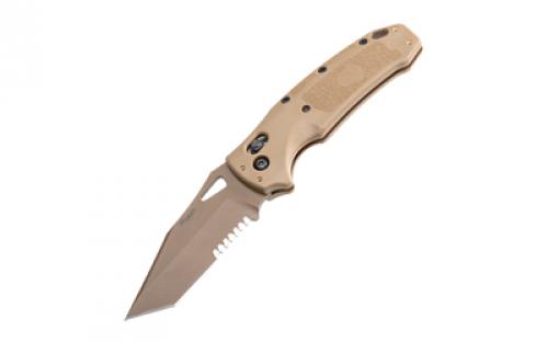 Hogue K320 M17, Folding Knife, Tanto Point, 3.5", PVD Coyote Tan Finish 36363