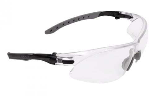 Allen ULTRX Keen Safety Glasses, Anti-fog/Anti-scratch, Black/Clear Frame, Clear Lens 4142