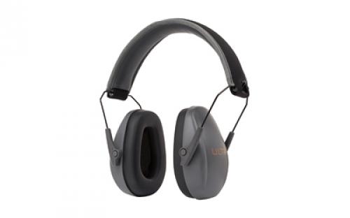 Allen ULTRX Slim Profile Passive Muff, Earmuff, NRR 23dB, Gray 4153