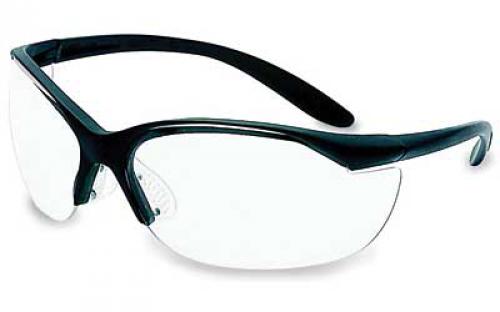 Howard Leight Vapor II Glasses, Black Frame, Clear Lens R-01535