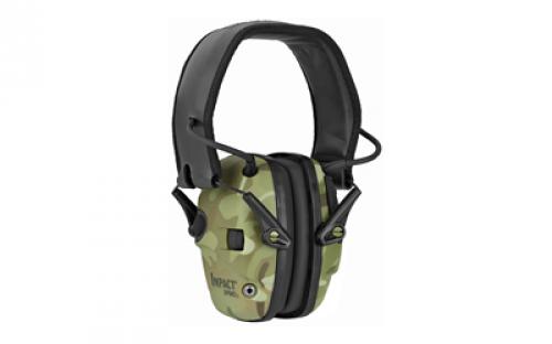 Howard Leight Impact Sport, Electronic Earmuff, Folding, MultiCam R-02526