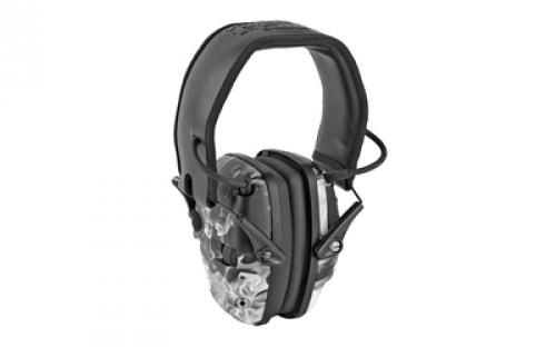 Howard Leight Impact Sport, Electronic Earmuff, Folding, Smoke Finish R-02531