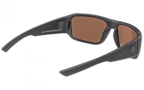 Magpul Industries Rift Eyewear, Polarized, Black Frame, Bronze Lens/Blue Mirror MAG1126-1-001-2020