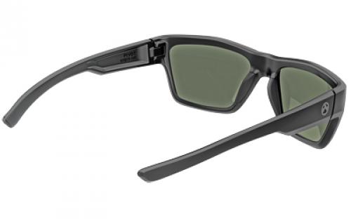 Magpul Industries Pivot Eyewear, Polarized, Black Frame, Gray/Green Lens MAG1128-1-001-1900