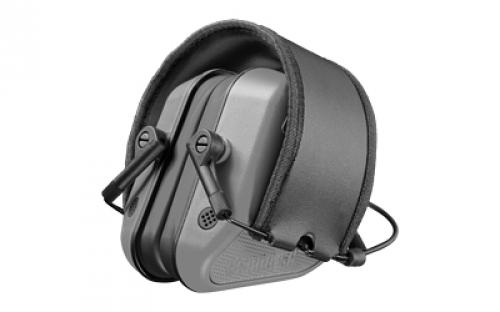 Champion Traps & Targets Vanquish Electronic Earmuff, Gray 40978