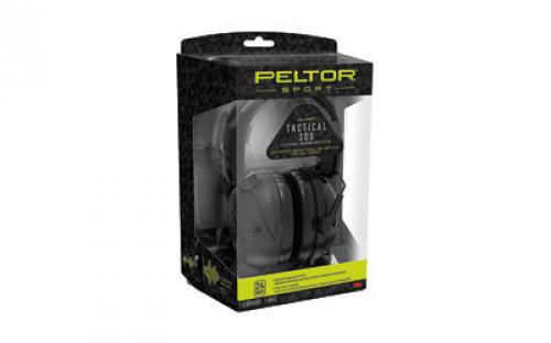 3M/Peltor Sport Tactical, Earmuff, Black, NRR 24 TAC300-OTH