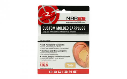 Radians Custom Plug, Ear Plug, Tan CEP002-T