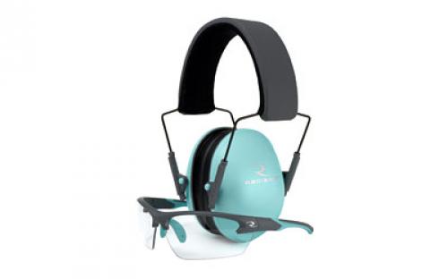 Radians Lowset Ladies Range Combo, Earmuff/Glasses Combo, Aqua LS0820CKCS