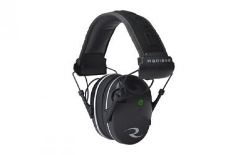 Radians R3200 Dual Mic, Electronic Earmuff, Black/Gray Finish R3200ECS