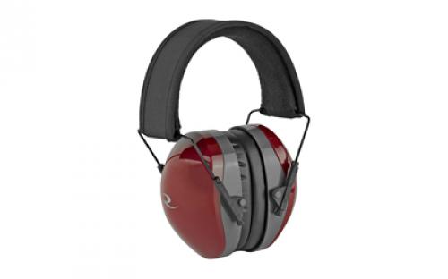 Radians Folding Terminator Earmuff, Red , NRR 29 TR0360CS