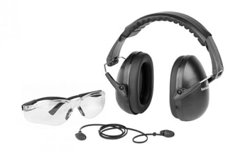 Safariland Impulse Range Kit 1.0, Foam Impulse Hearing Protection, Ultra-Compact Earmuffs, HD Flex Protective Eyewear with Clear Lens TCI-IMPULSE-RANGE-KIT-1.0