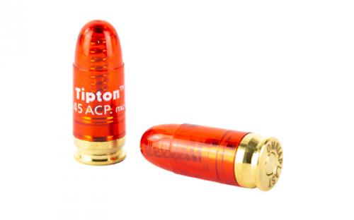 Tipton Snap Caps, Translucent Red, 45 ACP, 5-Pack 146331