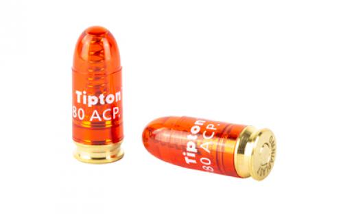 Tipton Snap Caps, Translucent Red, 380ACP, 5-Pack 337377