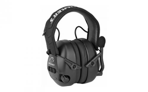 Walker's Passive Earmuff With Bluetooth, Black, Adjustable Boom Mic GWP-BTPAS