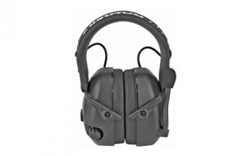 Walker's Passive Earmuff With Bluetooth, Black, Adjustable Boom Mic GWP-BTPAS