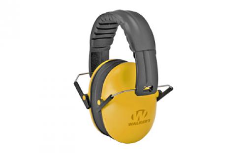 Walker's Passive, Compact Hearing Protection, Earmuff, Yellow GWP-FKDM-YL