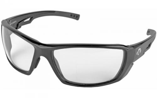 Walker's 8283 Premium Glasses, Black Frame, Clear Anti-Fog Lens, Microfiber Bag Included, 1 Pair GWP-SF-8283-CL