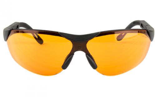 Walker's Elite, Shooting Glasses, 5 Position Adjustment, Polycarbonate Lenses, Amber, One Pair GWP-XSGL-AMB