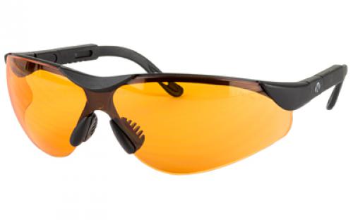 Walker's Elite, Shooting Glasses, 5 Position Adjustment, Polycarbonate Lenses, Amber, One Pair GWP-XSGL-AMB