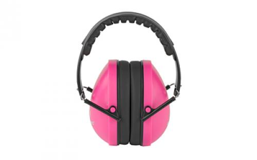 Walker's Folding Earmuff, Pink, 1 Pair, Will Not Fit Adults - Ideal For Smaller Heads GWP-YWFM2-PNK