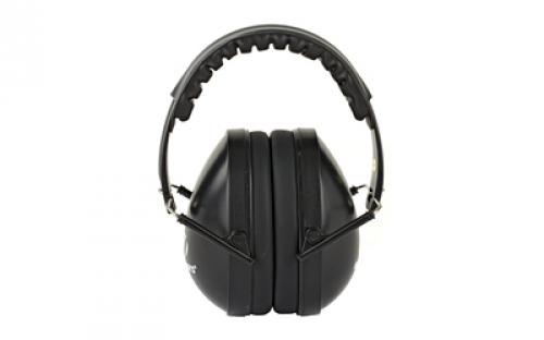 Walker's Compact and Women Folding Earmuff, Black, 1 Pair, Will Not Fit Adults - Ideal For Smaller Heads GWP-YWFM2