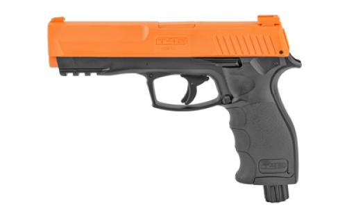 Umarex T4E HDP50, Pepper Ball Air Pistol, .50 Cal, 4 Barrel, Black and Orange Color, 6Rd, Includes 10 Pepper and 10 Rubber Balls 2292131