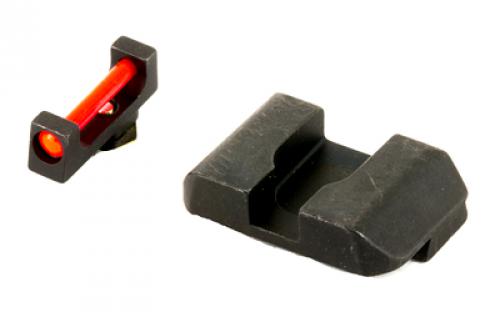 AmeriGlo Special Combination Sight, Fits Glock 17/19/22/23, Red Fiber Front and Black Rear GFB-103