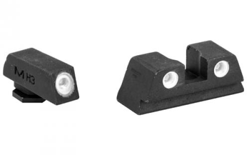 Meprolight Tru-Dot, Sight, Fits Glock 42/43, Green/Green 0102203131