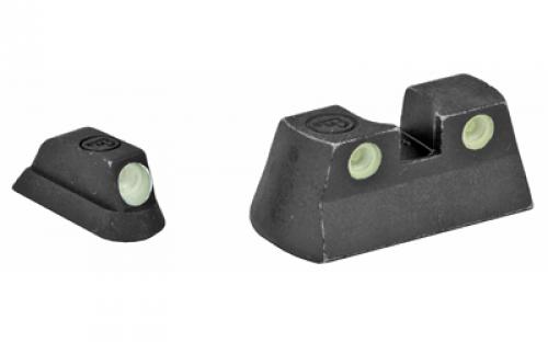 Meprolight Tru-Dot, Sight, Fits CZ P-01, Green/Green 0177753101