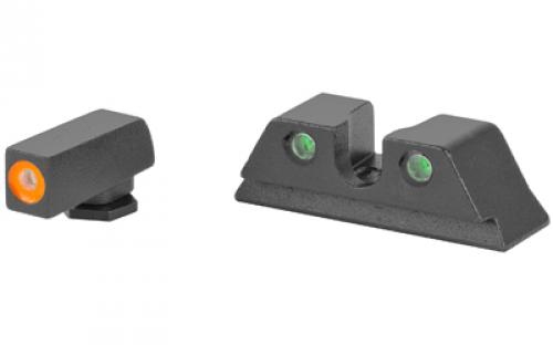 Meprolight Hyper-Bright, Sight, Glock Standard Frames, Green/Orange 0402243131