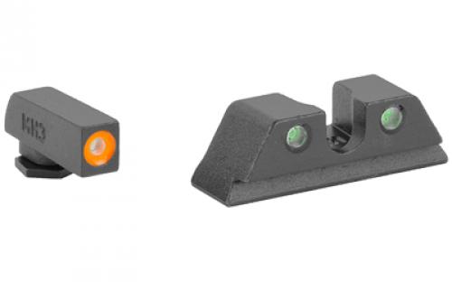 Meprolight Hyper-Bright, Sight, Glock Standard Frames, Green/Orange 0402243131