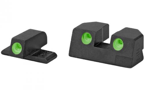 Meprolight Tru-Dot, Fixed Tritium Sights, Green/Green, Fits Springfield XD 9MM/40S&W 0114103101