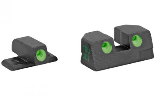 Meprolight Tru-Dot, Fixed Tritium Sights, Green/Green, Fits Springfield XD 9MM/40S&W 0114103101