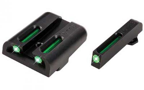 Truglo Brite-Site Tritium/Fiber Optic Sight, Fits High Glock 20,21,29,30,31,32, Green TG-TG131GT2