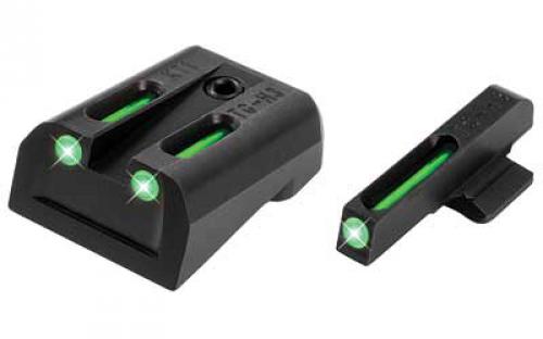 Truglo Brite-Site Tritium/Fiber Optic Sight, Fits Kimber, Green TG-TG131KT