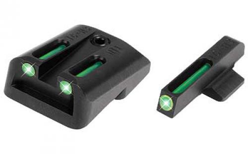 Truglo Brite-Site Tritium/Fiber Optic Sight, Fits 1911 Government, Green TG-TG131NT1