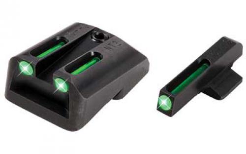 Truglo Brite-Site Tritium/Fiber Optic Sight, Fits 1911 Off, Green TG-TG131NT3