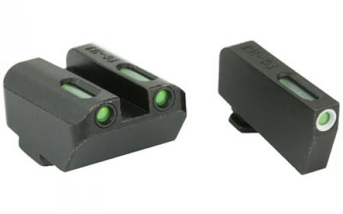 Truglo Brite-Site TFX Sight, Suppressor Height, Fits Glock 17/17L/19/22/23/24/26/27/33/34/35/38/39, 24/7 Brightness TG-TG13GL4A