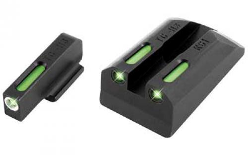 Truglo Brite-Site TFX, Sight, Fits Ruger SR9/40/45, Tritium/Fiber-Optic, Day/Night Sight, 24/7 Brightness TG-TG13RS1A