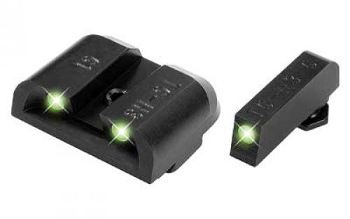 Truglo Brite-Site Tritium Sight, Fits Glock 17,17L,19,22,23,24,26,27,33,34,35,38,39, Green TG-TG231G1