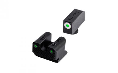 Truglo Tritium Pro, Sight Set, For Kimber, Green Tritium, White Ring on Front Sight TG-TG231K1W