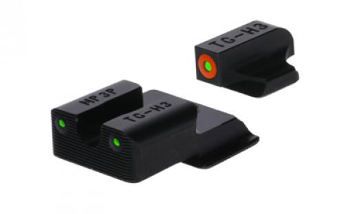 Truglo Tritium Pro, Sight Set, For S&W Bodyguard, Green Tritium, Orange Ring on Front Sight TG-TG231MP2C