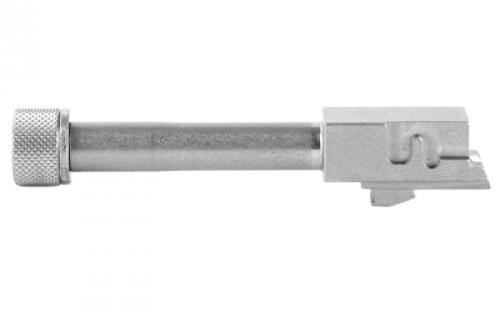 Advantage Arms Threaded Barrel w/Adapter, 22LR Conversion Barrel, Fits Glock 26/27, All Generations, Silver AAXTB2627