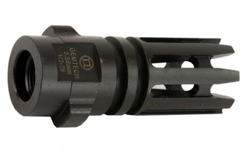 Gemtech QUICKMOUNT, Carbon Cutting Flash Hider, 5.56NATO, 1/2 x 28, Black Finish 12145