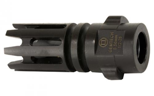 Gemtech QUICKMOUNT, Carbon Cutting Flash Hider, 5.56NATO, 1/2 x 28, Black Finish 12145