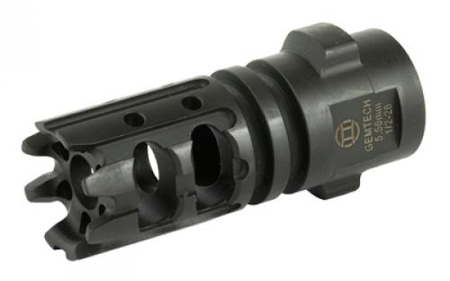 Gemtech QUICKMOUNT, Carbon Cutting Muzzle Brake, 5.56NATO, 1/2X28, Black Finish 12152