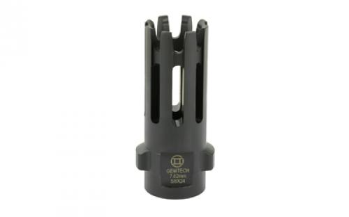 Gemtech QUICKMOUNT, Carbon Cutting Flash Hider, 7.62NATO, 5/8 X 24, Black Finish 12153